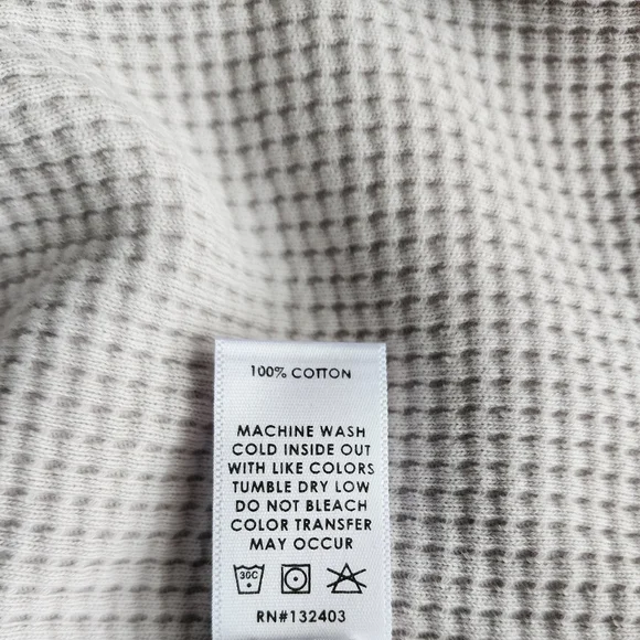 Cotton Citizen New waffle knit cotton sweater. Turtleneck.  Half-zip closure. - Picture 11 of 11